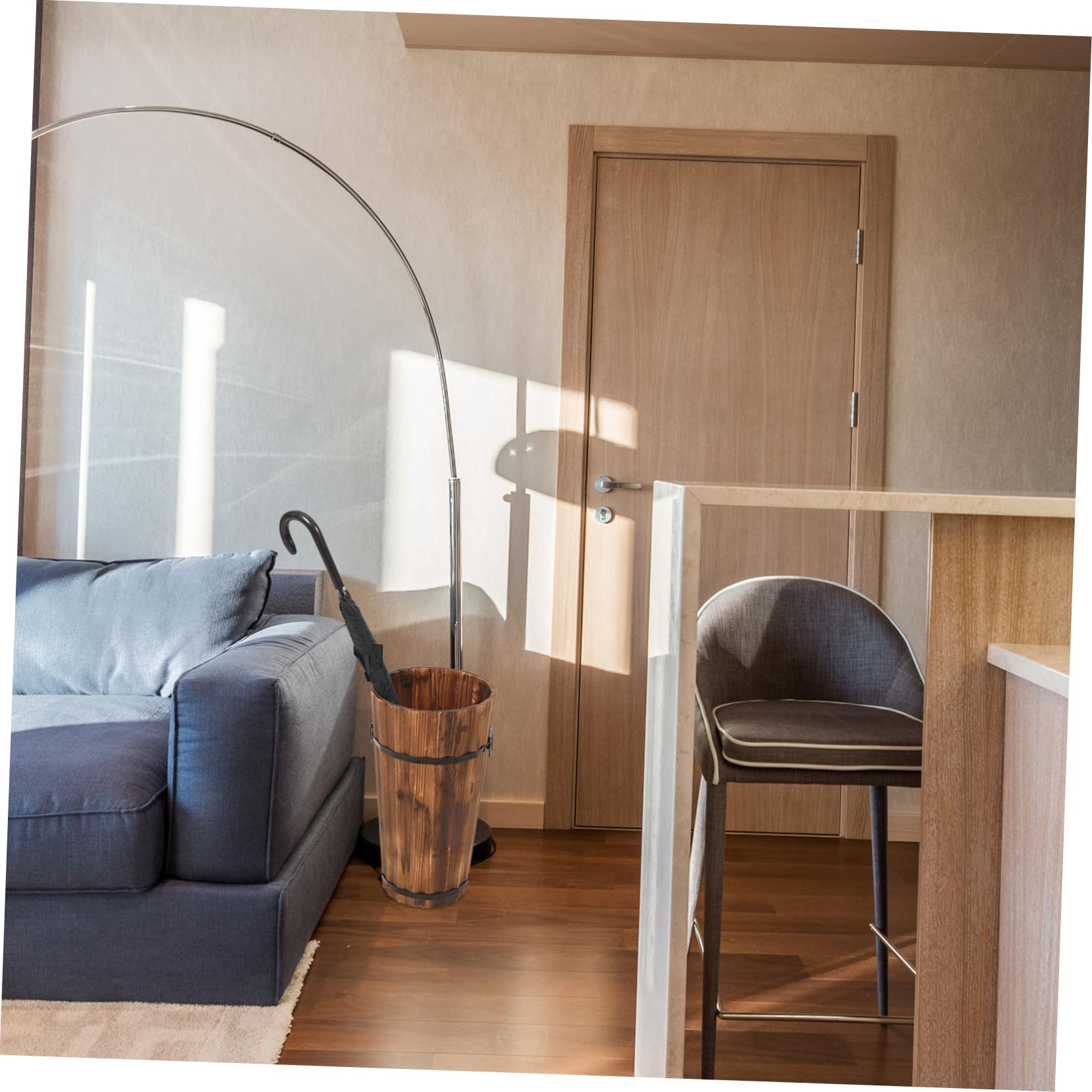 GALPADA Madera Paragüero Estilo Farmhouse para Entrada y Pasillo