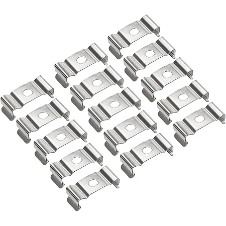 30Pcs Clip de Fixation de Lape, Tube Fluorescent Support, Colliers de 30Pcs Clip de Fixation de Lape, Tube Fluorescent Support, Colliers de