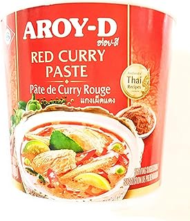 Z. Emma Aroy-D Red Curry Paste 14 Oz,Thai Green for Thai Curries & Other Dishes,Aromatic Blend of (Red 14oz, 2pack)