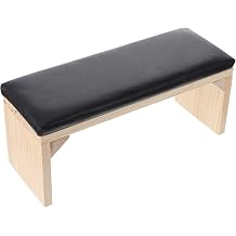 Professional Black Leather Nail Tech Arm Rest Cushion for Nail Training Comfortable Wrist Pad Protect Counter from Filing Dust Manicure Products Manicure Pillow Hand Rest