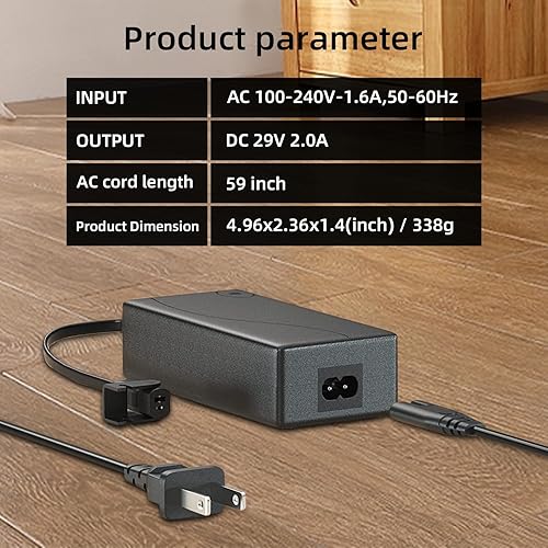 Miniatura 2 de Weilianda Fuente de alimentación reclinable eléctrica, repuesto de cable de alimentación reclinable, transformador de fuente de alimentación de