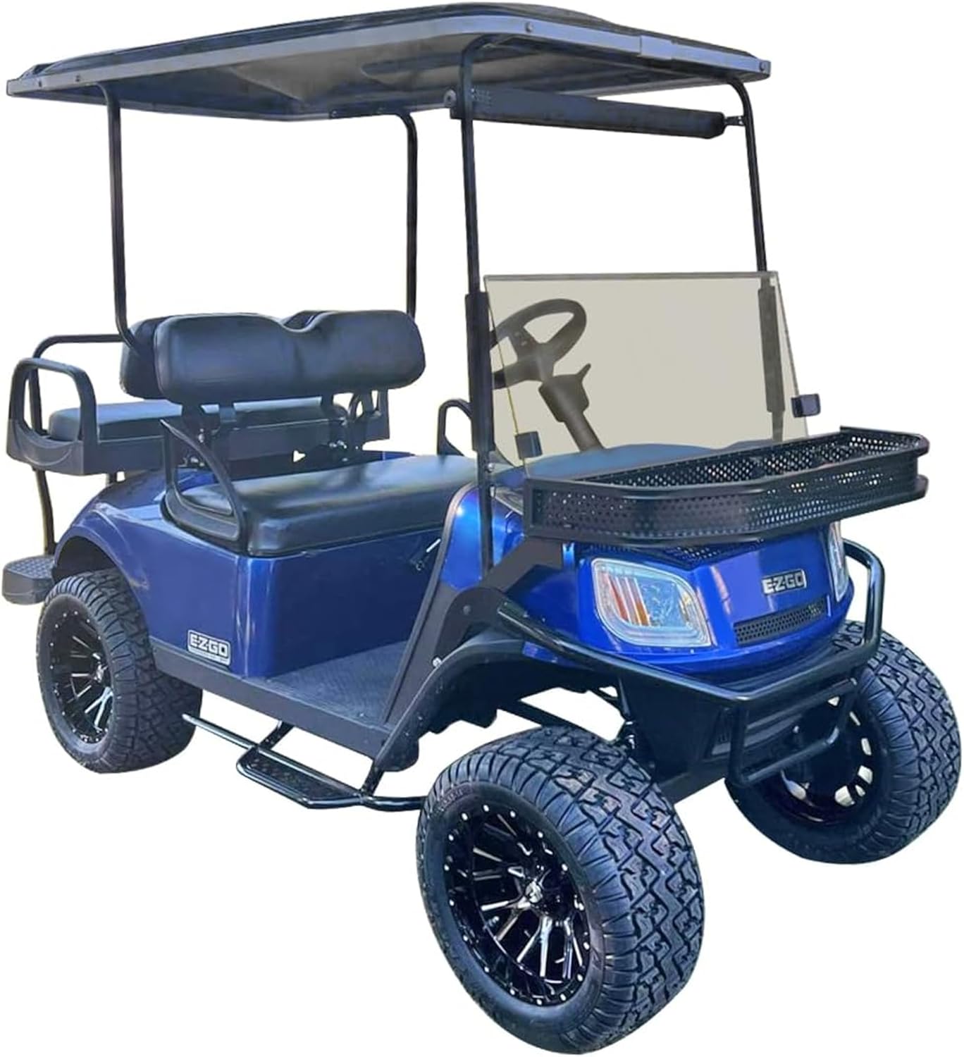 Huskey Parts Company Heavy Duty Front Clay Basket Outer Cargo Utility Basket Compatible with EZGO TXT/RXV/VALOR/S4/LIBERTY; Club Car DS/Precedent/Onward/Tempo; /Yamaha G22-G29 Golf Cart (Selective)