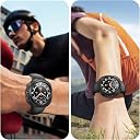 CASENED Tempered Glass Protective Case for Apple Watch Series 10 (2024) 46mm – Ultra-Thin, Scratch-Resistant (Black, Galaxy Watch 7 Ultra [47mm]) gallery image