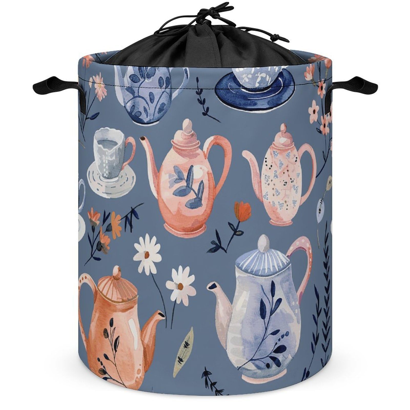 Panier à linge avec poignées idéal pour le rangement du lit et trier les vêtements sales