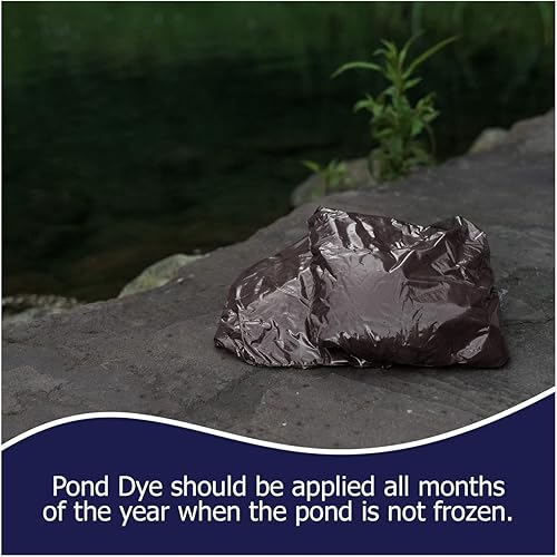 Miniatura 7 de Paquetes reflectantes de tinte negro para estanque - 24 paquetes solubles en agua