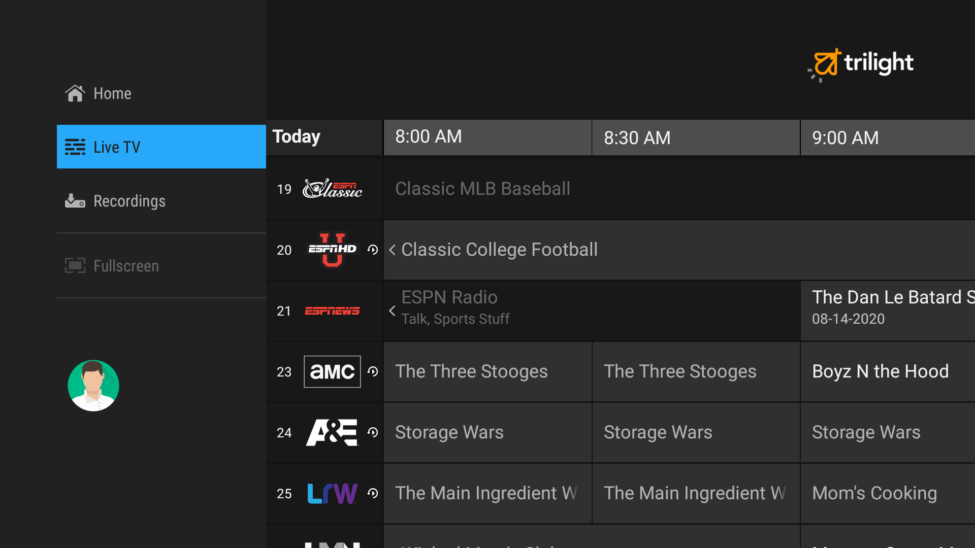 Trilight TV - App on Amazon Appstore