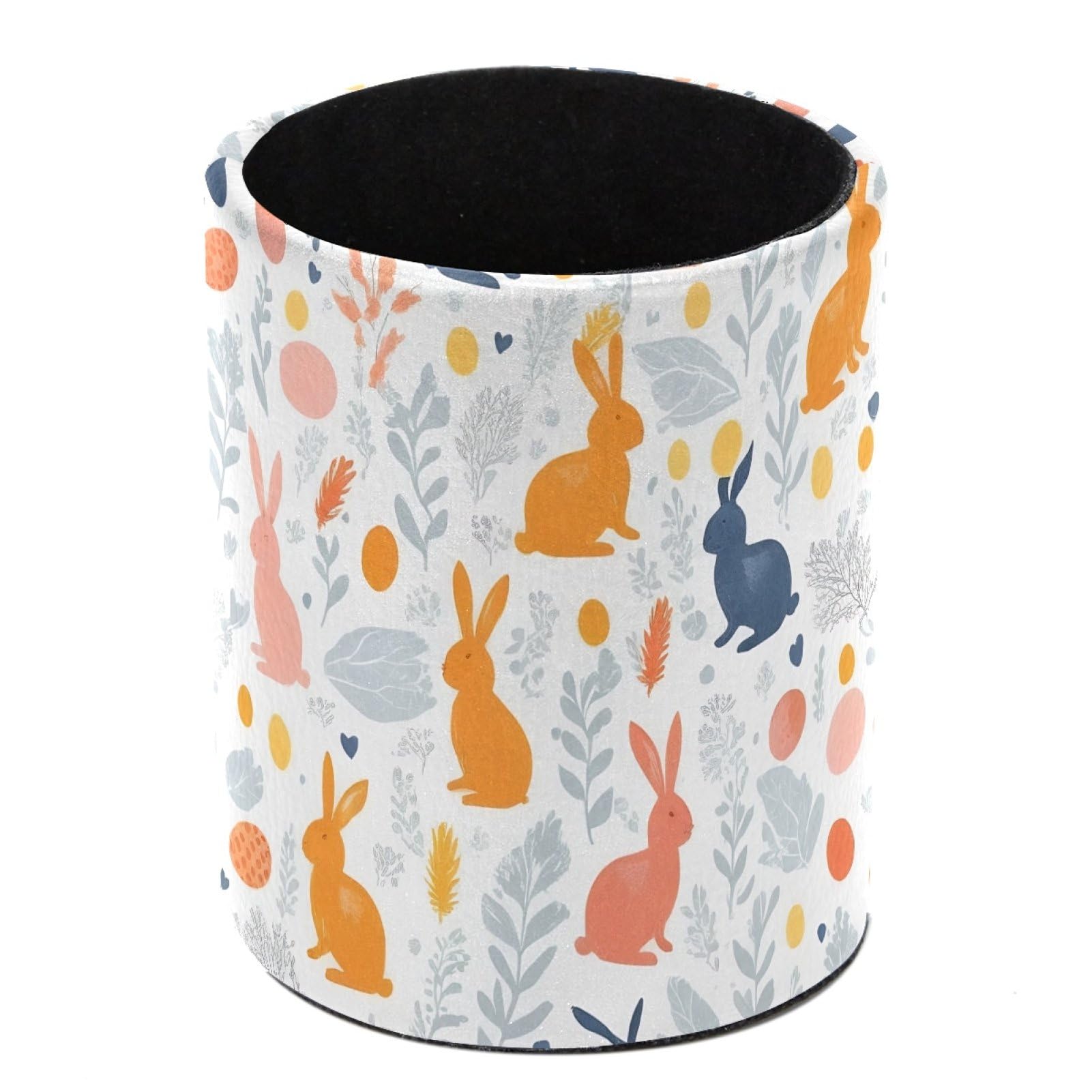 FWJZDSP Easter theme Pencil Cup Pen Organizer Makeup Brush Holder for Office Home Countertop Desk Accessory Storage