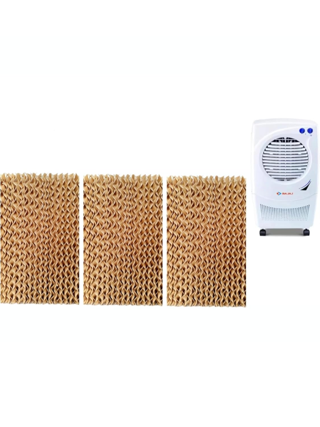 Electrical Zone Honeycomb Pad for Bajaj Platini PX97 Torque 36 Litre - 3pcs (Brown) - Review, Price and Buying Guide