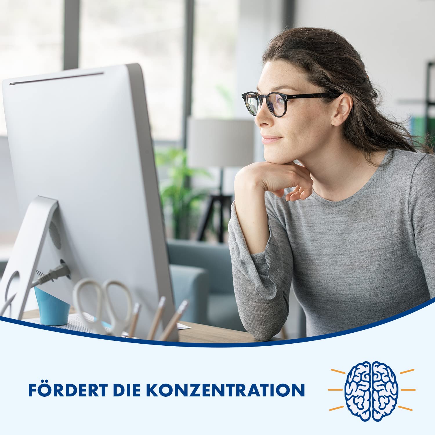 FOKUS IQ - Omega-3 und 6 und Vitamin-Mineralstoff Komplex für Konzentration und geistige Leistungsfähigkeit* (Packung mit 2)