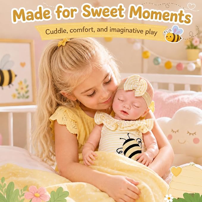 Muñeca Silicone Reborn Bebé Realista 16 Pulgadas 4 lb miniatura 8