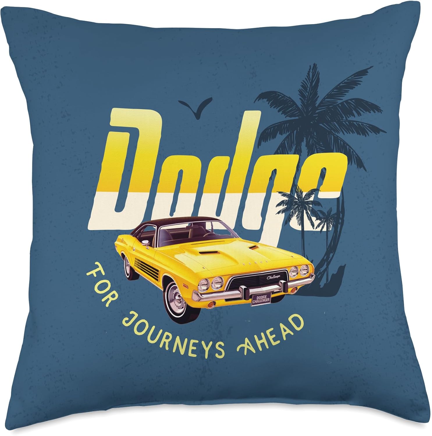 Dodge Retro Journeys Throw Pillow