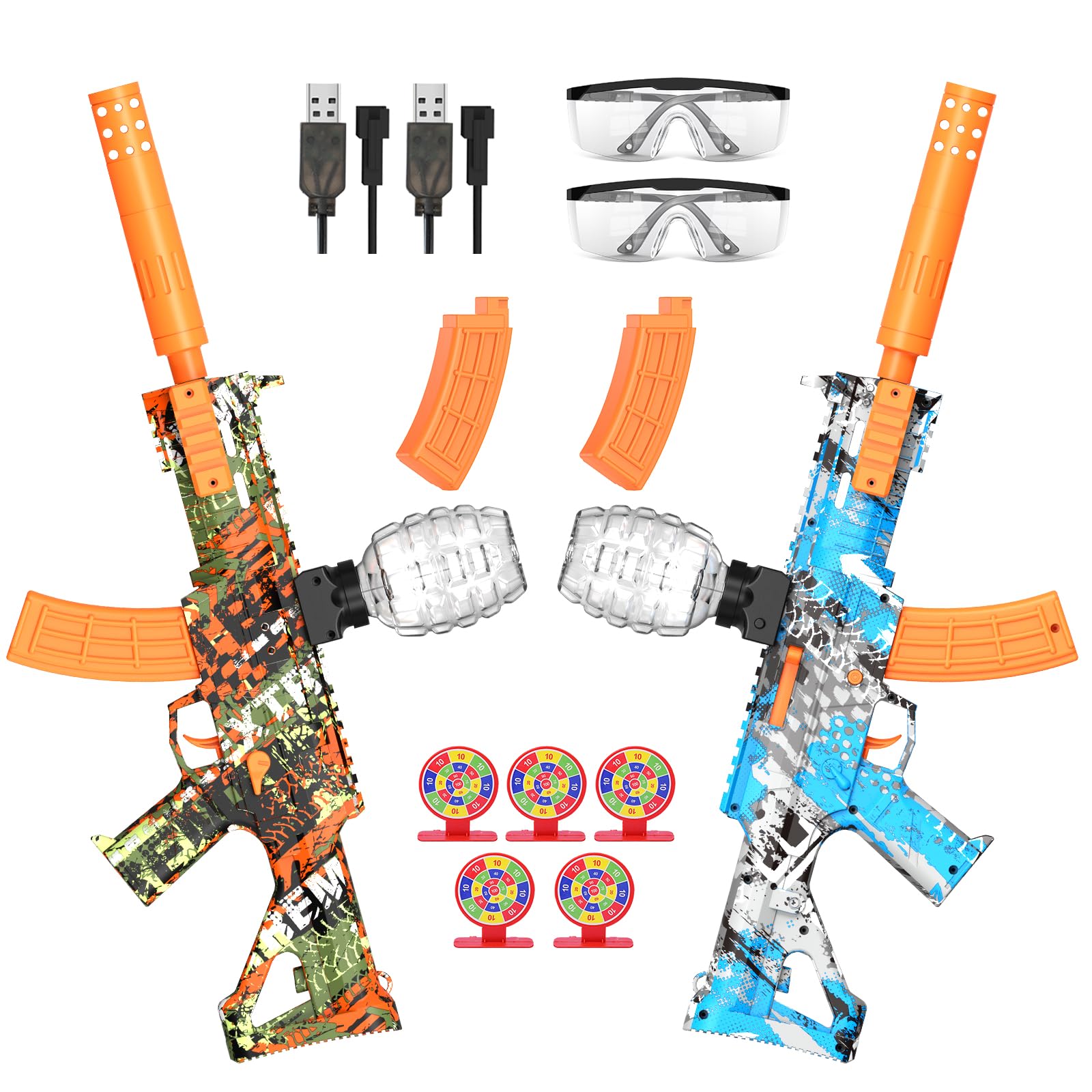 スポーツトイ・アクショントイ ALL 26SP ORANGE MAPLE Amazon.com: 2 Pack Gel Splatter Blasters, Full Auto Electric