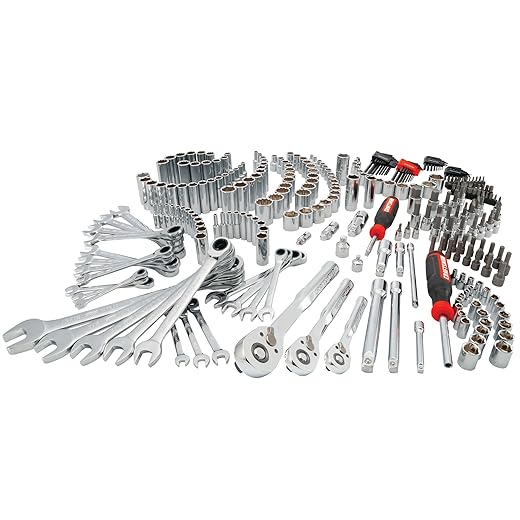 CRAFTSMAN Mechanics Tool Set, SAE and Metric, 1/2, 1/4, and 3/8 Drive Sizes, 298-Piece (CMMT12039)