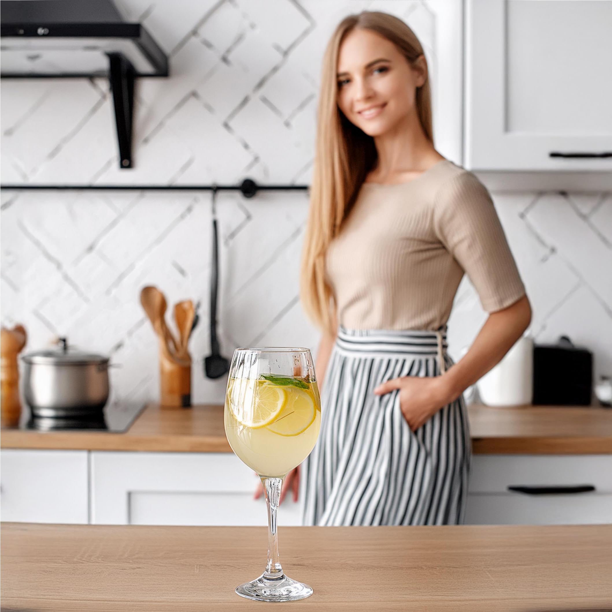 Glasmark KROSNO 1992 Set Di 6 Bicchieri Da 0,25L Per Vino Rosso E Bianco Lavabili In Lavastoviglie Trasparente 6 x 250 ml