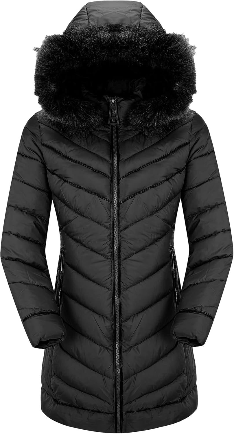 Bellivera Puffer Jacket Women,Lightweight Padding Bubble Hooded Coat with Fur Collar Warmth Outerwear Bellivera Puffer Jacket Women,Lightweight Padding Bubble Hooded Coat with Fur Collar Warmth Outerwear