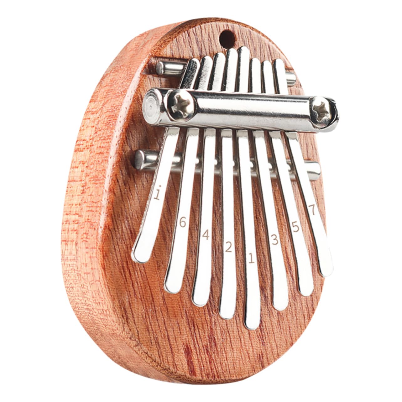 Strumento Musicale in Legno Facile da Usare per Principianti Portatile Kalimba Note Eteree e Pure Marrone 8 Tasti