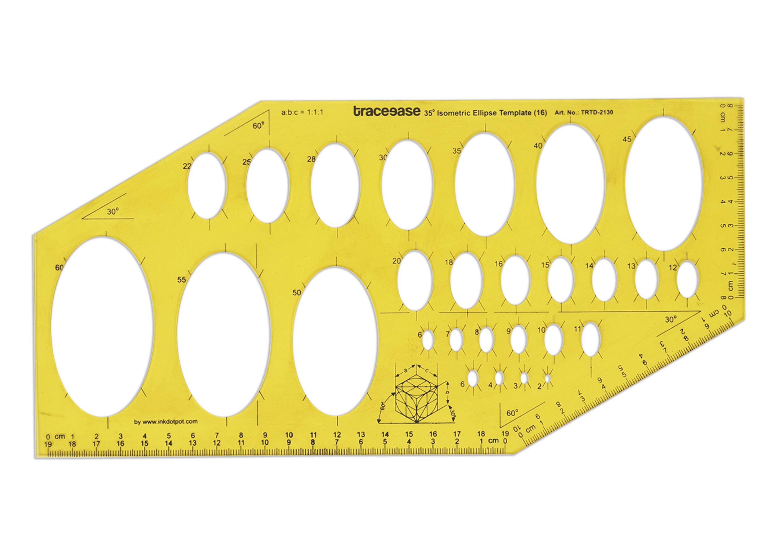 Traceease Modèle D'Ellipse De Dessin Géométrique Dessin