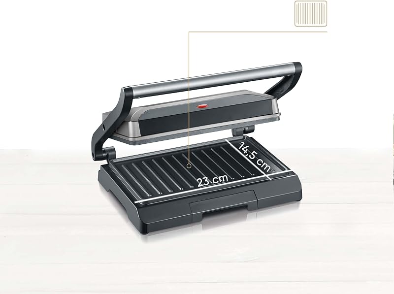 Severin 800W multifunkciós kompakt grillsütő elektromos