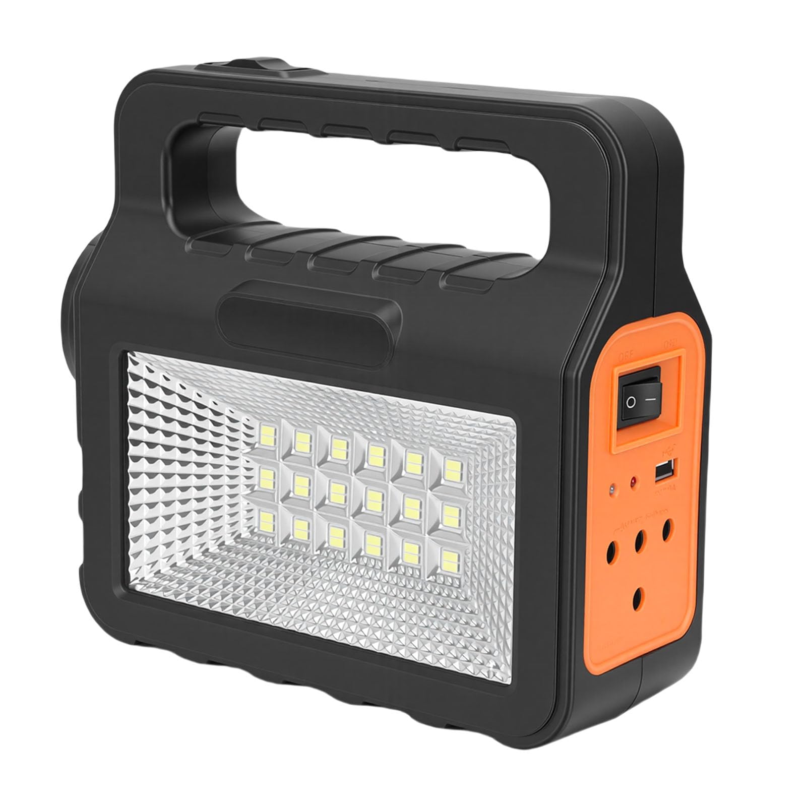 Pssopp Generador Eléctrico Generador de Energía Solar Portátil, Iluminación de Gran Capacidad Estación de Energía del Panel Solar para RV Al Aire Libre Camping Emergencia Apagón Nan