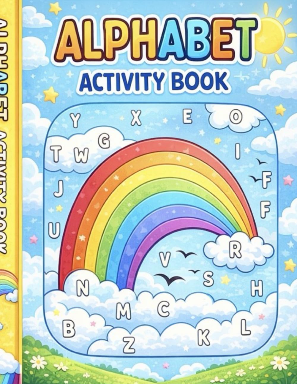 Alphabet Activity Book for Kids: Ages 3-6: Learn Letters with Coloring Pages, Tracing, Mazes, Dot-to-Dots and Fun Learning Activities