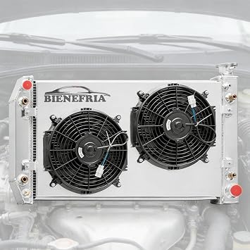 2 Row Radiator+Shroud Fan Kit For 1988-1999 Chevy/GMC C/K Series 1500 2500 5.0L 5.7L Radiators 1989 1990 1991 1992 1993 1994 1995 1996 1997 1998