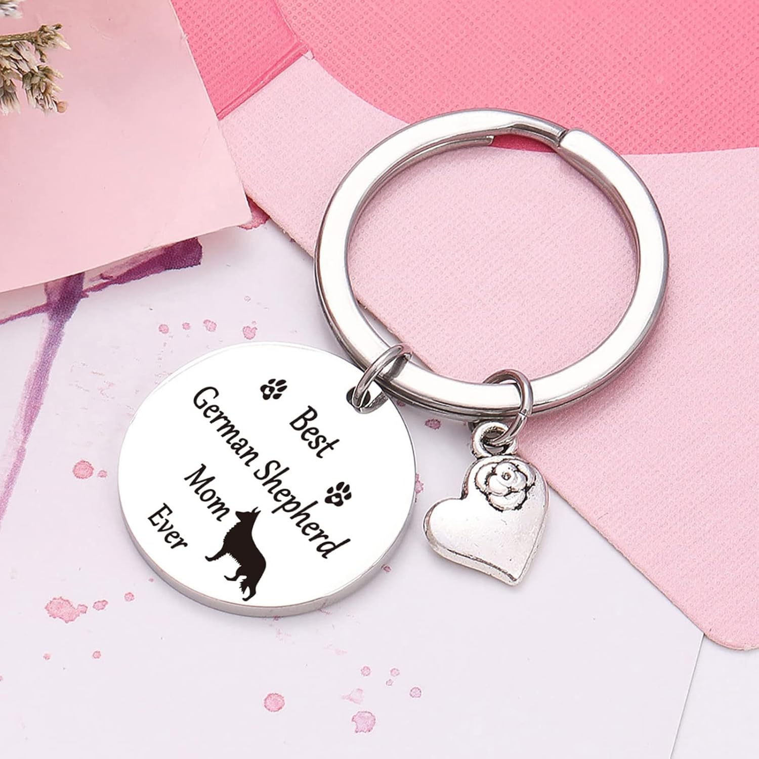 German Shepherd Mom Keychain German Shepherd Jewelry German Shepherd Owner Gift - Image 6