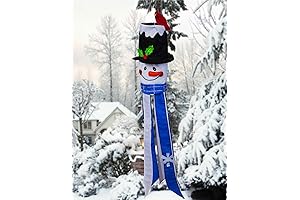 Evergreen Flag Christmas Snowman Windsock