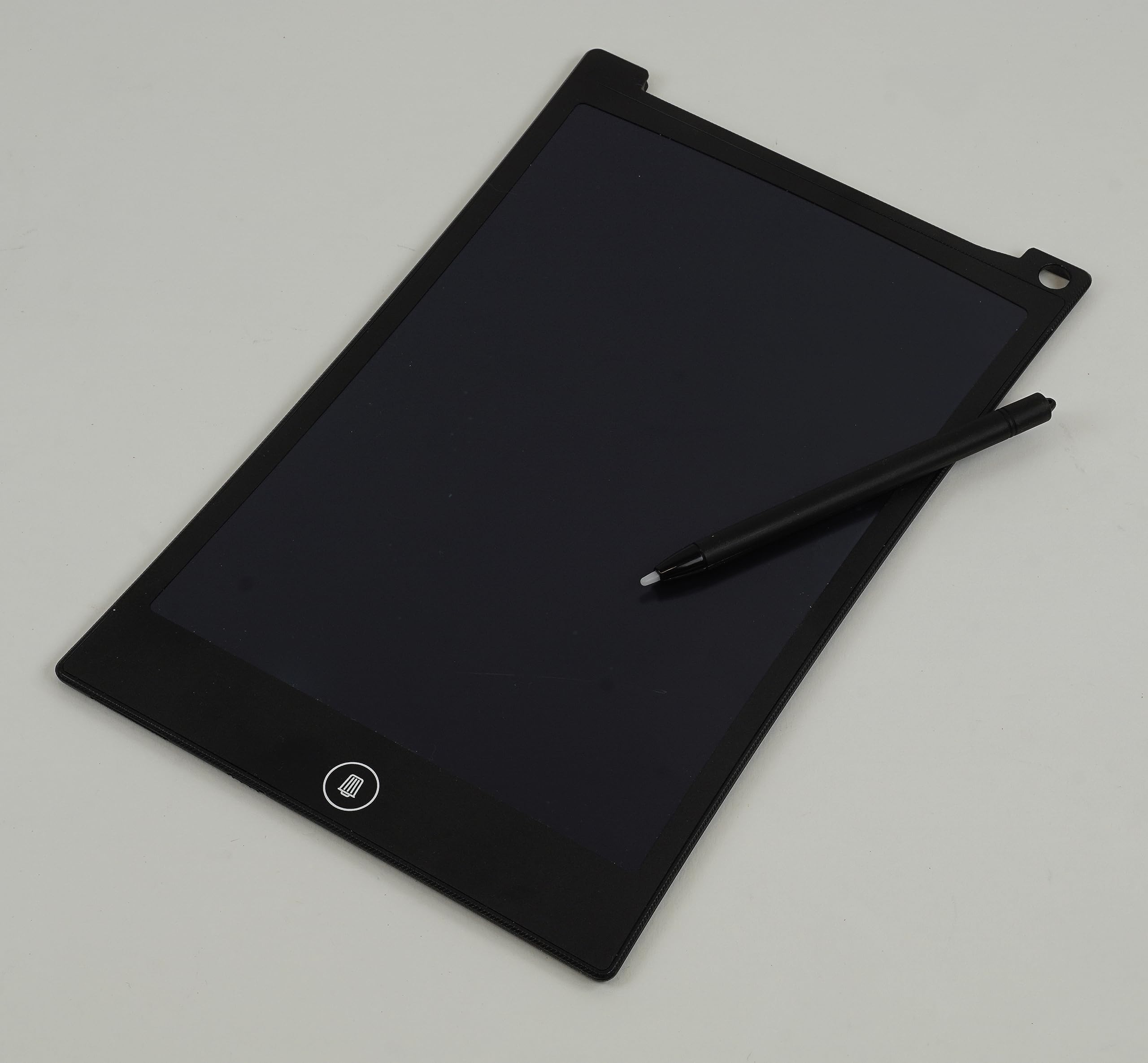 TimeTEX - Pizarra Digital SD | Pizarra Digital para Escribir – Ayuda a Aprender a Escribir. Ideal también para alérgicos a la Tiza | Contenido: Pizarra electrónica con Pantalla Negra