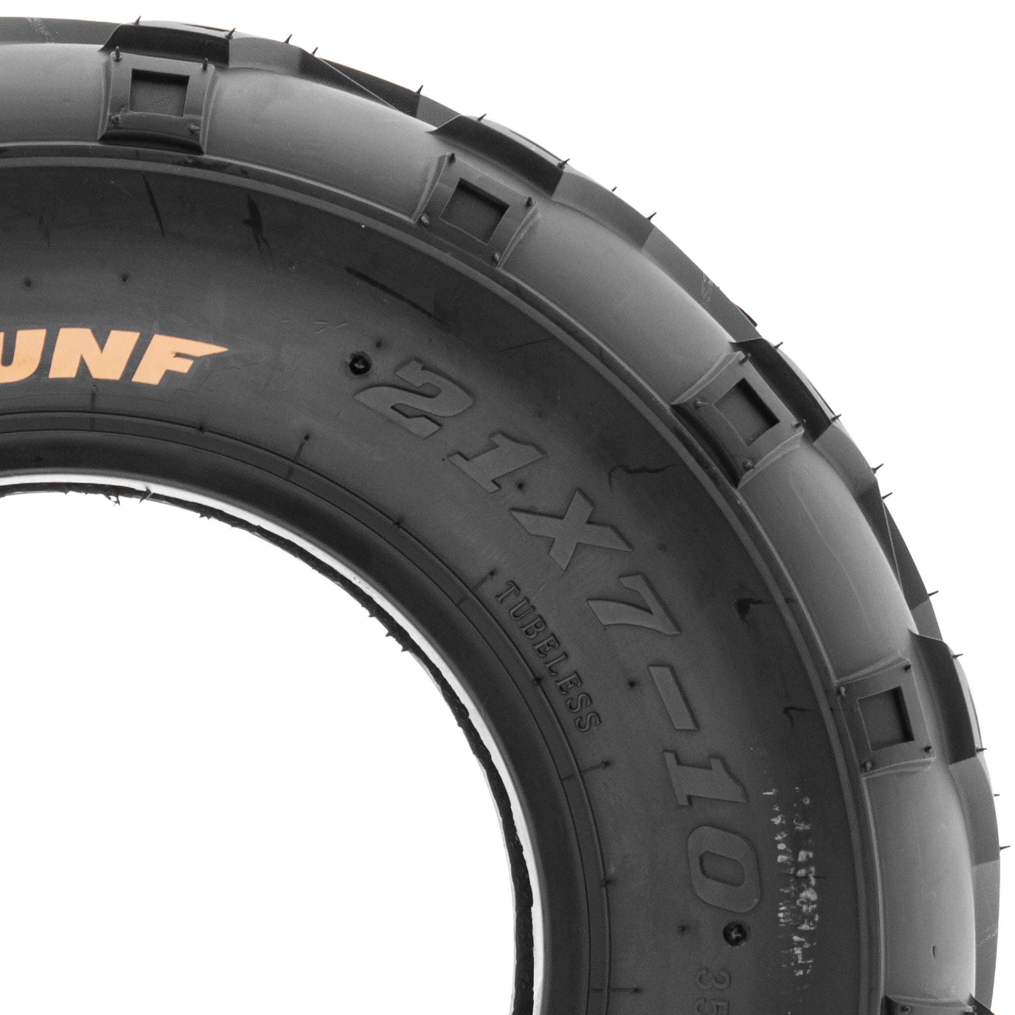 SunF A004 ATV/UTV Tire 19x7-8 - 6 PR Tubeless, Mud & Sand Tread, All-Terrain Performance