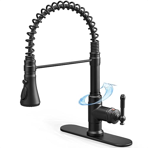 Miniatura 7 de Grifo de cocina de bronce aceitado de 3 agujeros o 1 agujero, rociador desplegable de 3 funciones, grifo de fregadero de cocina, grifo de fregadero