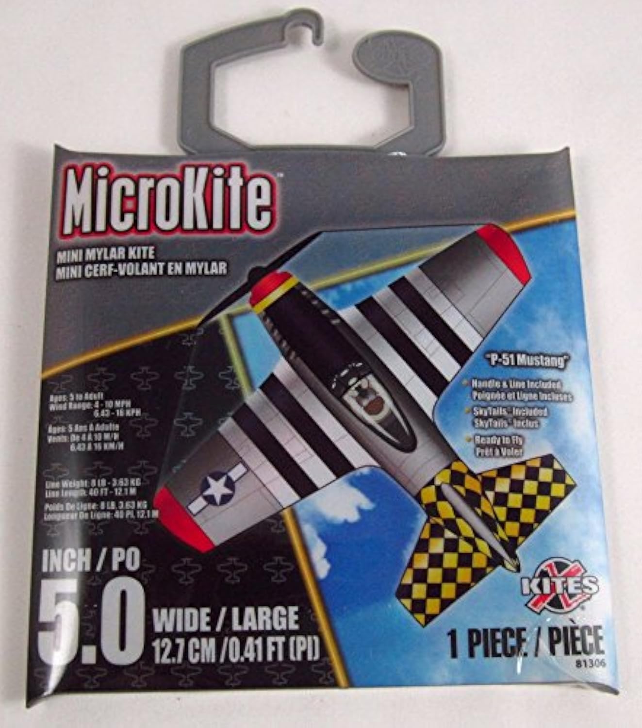 X Kites MicroKite P-51 Mustang 5.0 Kite