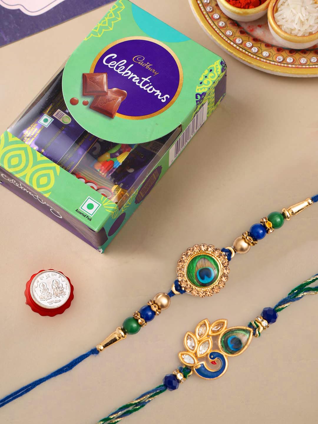 71cCLCbPLYL._SL1440_ CraftVatika Rakhi...