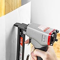 Vista 7 de meite 7116B - Engrapadora de tapicería calibre 22, corona de 3/8 pulgadas o corona C de 1/4 a 5/8 pulgadas de longitud, grapadora neumática