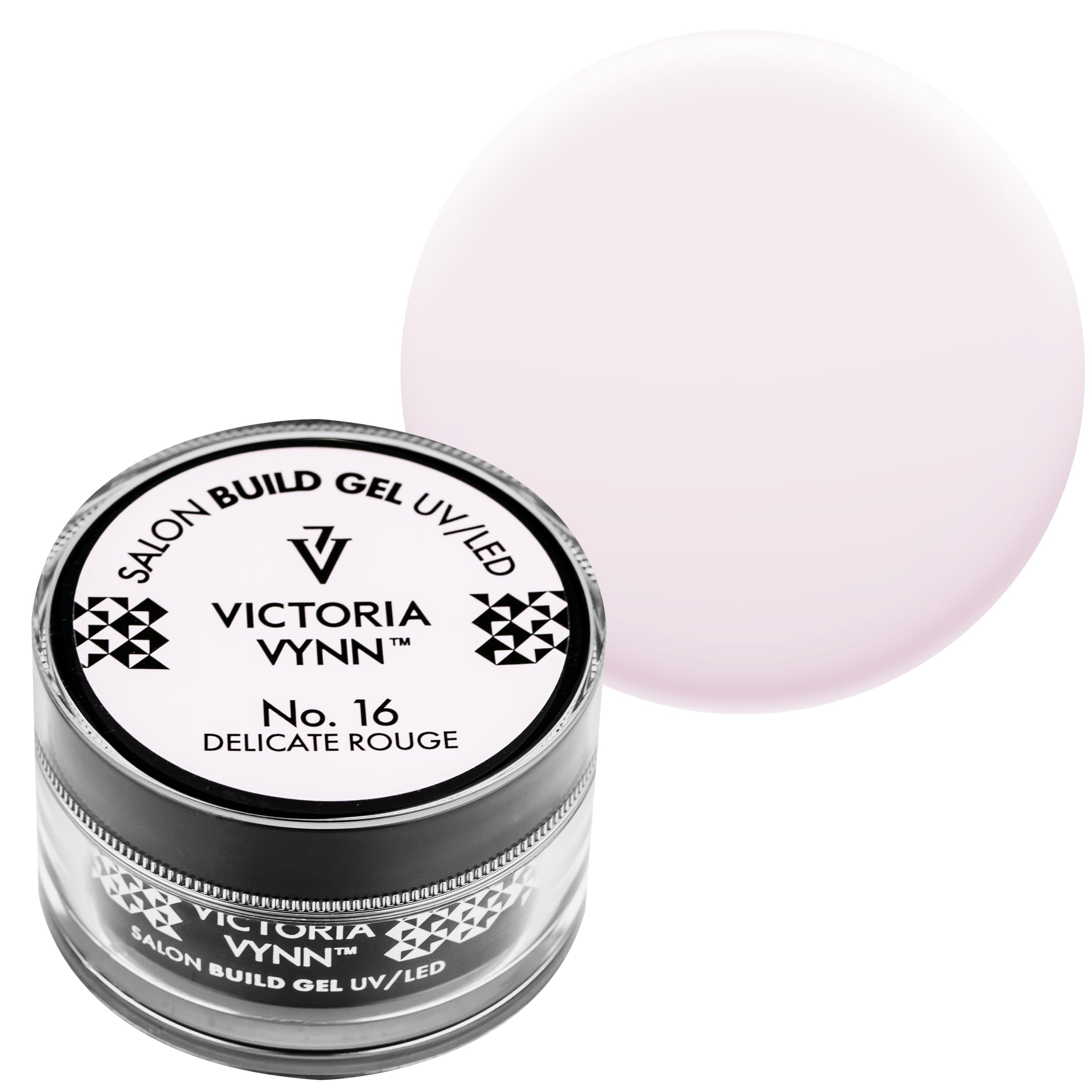 Victoria Vynn Build Gel UV/LED Gel Builder Nails Building Extension (n. 16 Rosa Delicato, 15 ml)