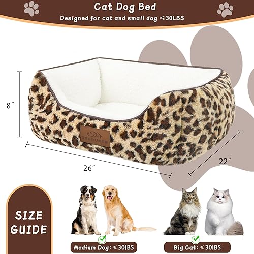 Miniatura 6 de Cama rectangular para perros y gatos, para mascotas grandes, medianas y pequeñas, para interiores y exteriores, lavable a máquina, sofá para dormir,