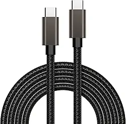 Cabo Usb C Profissional Indestrutível 2 metros Para iPhone 16 iPhone 15 iPhone 16 Pro e iPhone 15 Pro (carregamento até 100W Transmite video 4K 60Hz e transfere arquivos em até 20 Gbps)