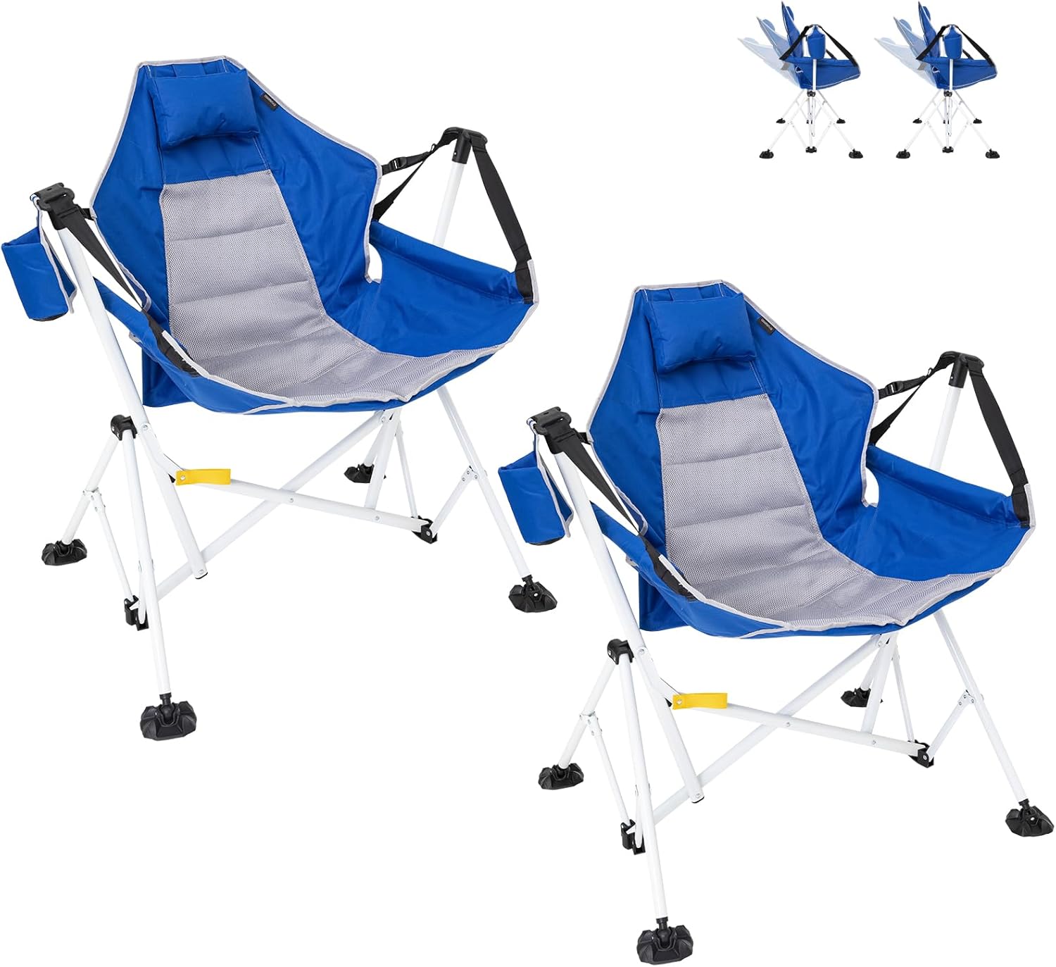 FUNDANGO Hammock Camping Chair, Folding Rocking Chair with