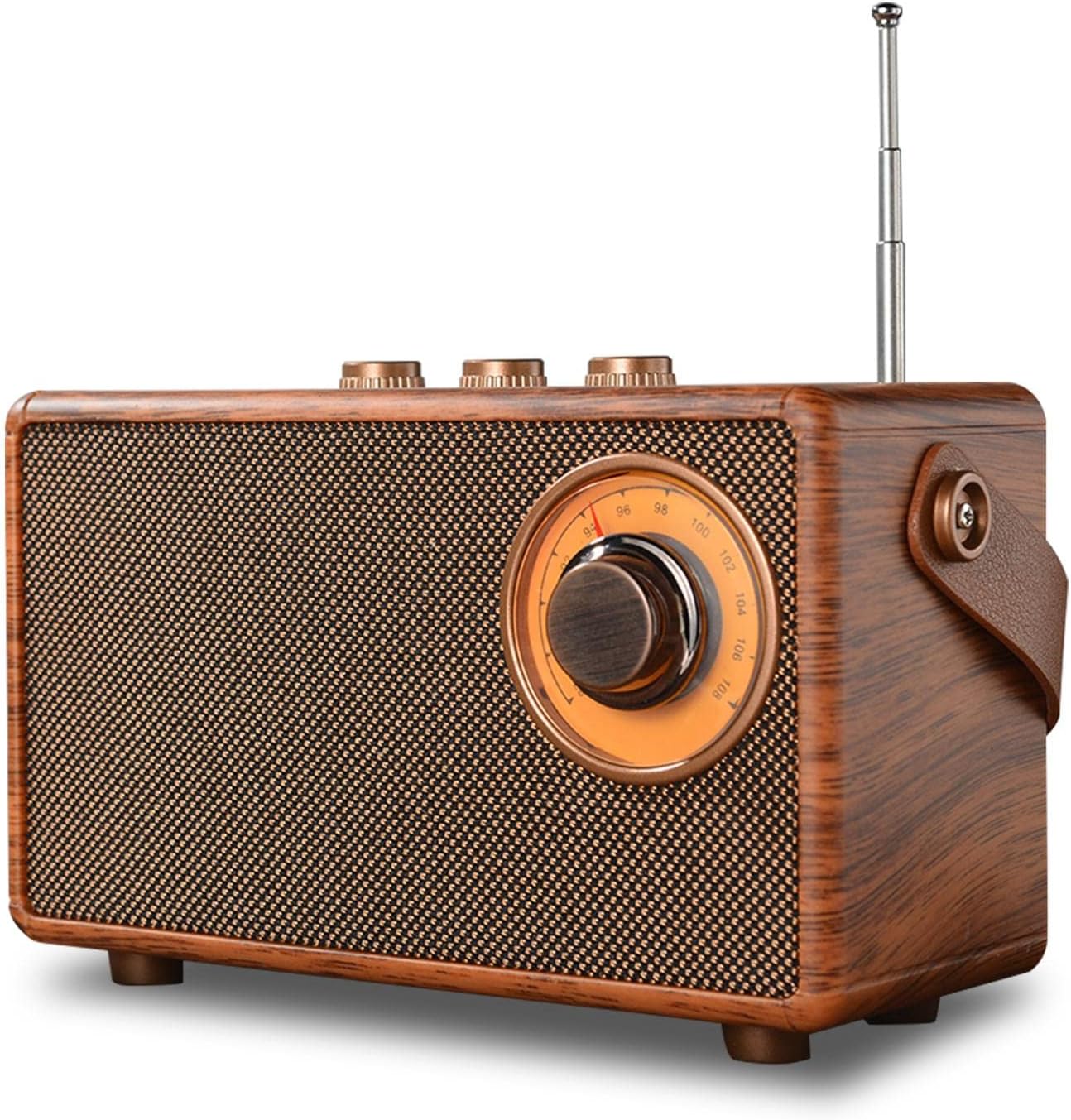 2 Pcs Portable Outdoor Speaker Portable Vintage Radio with