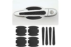 8-Piece Carbon Fiber Car Door Handle Scratch Protectors: The Ultimate Paint Protection Solution
