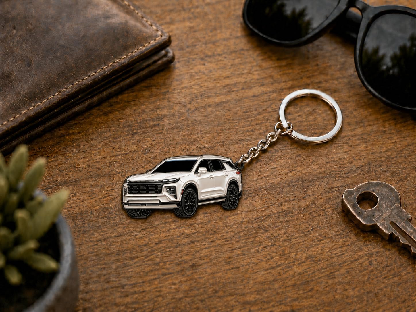 Traverse Tahoe Metal Keychain - Compatible with SUV Chevy Traverse & Tahoe Accessories ideal Gift 2019-2026
