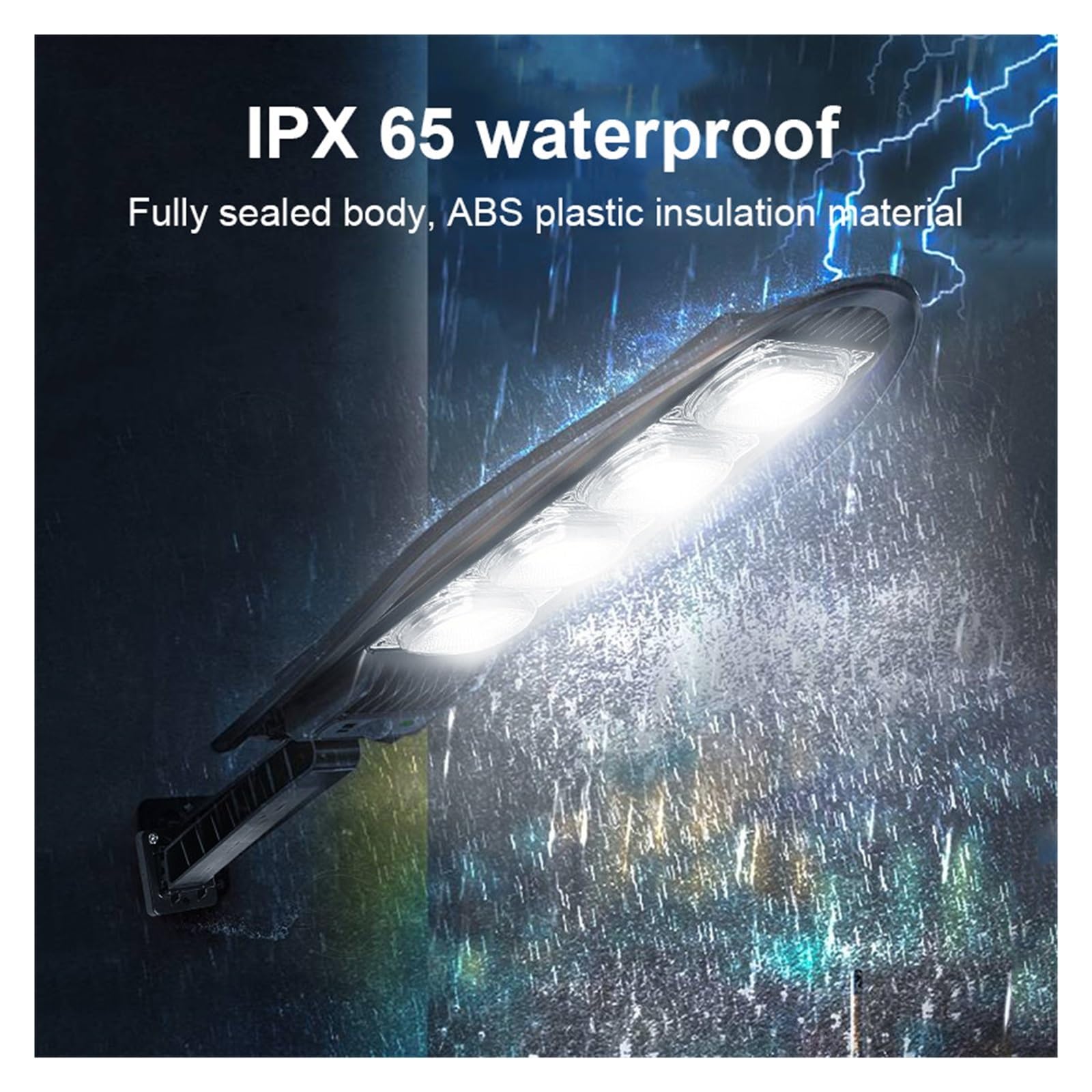 Solarne lampy uliczne, 10000W Solar Led Lights Outdoor 168LED Street Light Potężne podwórko Lampy słoneczne 3 tryby Wodoodporne światło ogrodowe Z czujnikiem ruchu na parkingi, tereny wiejskie i przed