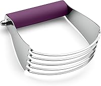 Vista 25 de Spring Chef Batidora de masa blanca de tamaño mediano para hornear, herramienta multifuncional para cortar masa, herramienta de corte de repostería