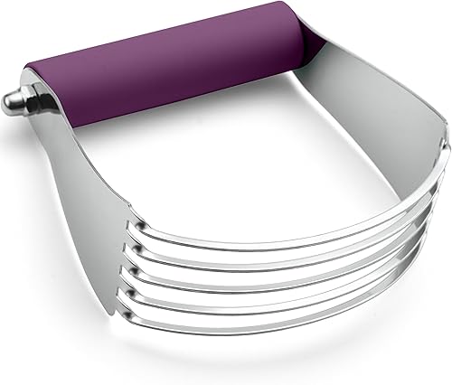 Miniatura 100 de Spring Chef Batidora de masa de tamaño mediano para hornear, herramienta cortadora de masa de acero inoxidable, herramienta manual de cortador