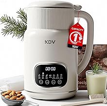 8 in 1 Nut Milk Maker Machine,32oz Automatic Soy Milk Maker Blender for Almond, Oat, Coconut, Plant-Based & Non-Dairy Milks/Beverages with Delay Start/Boil Water/Keep Warm
