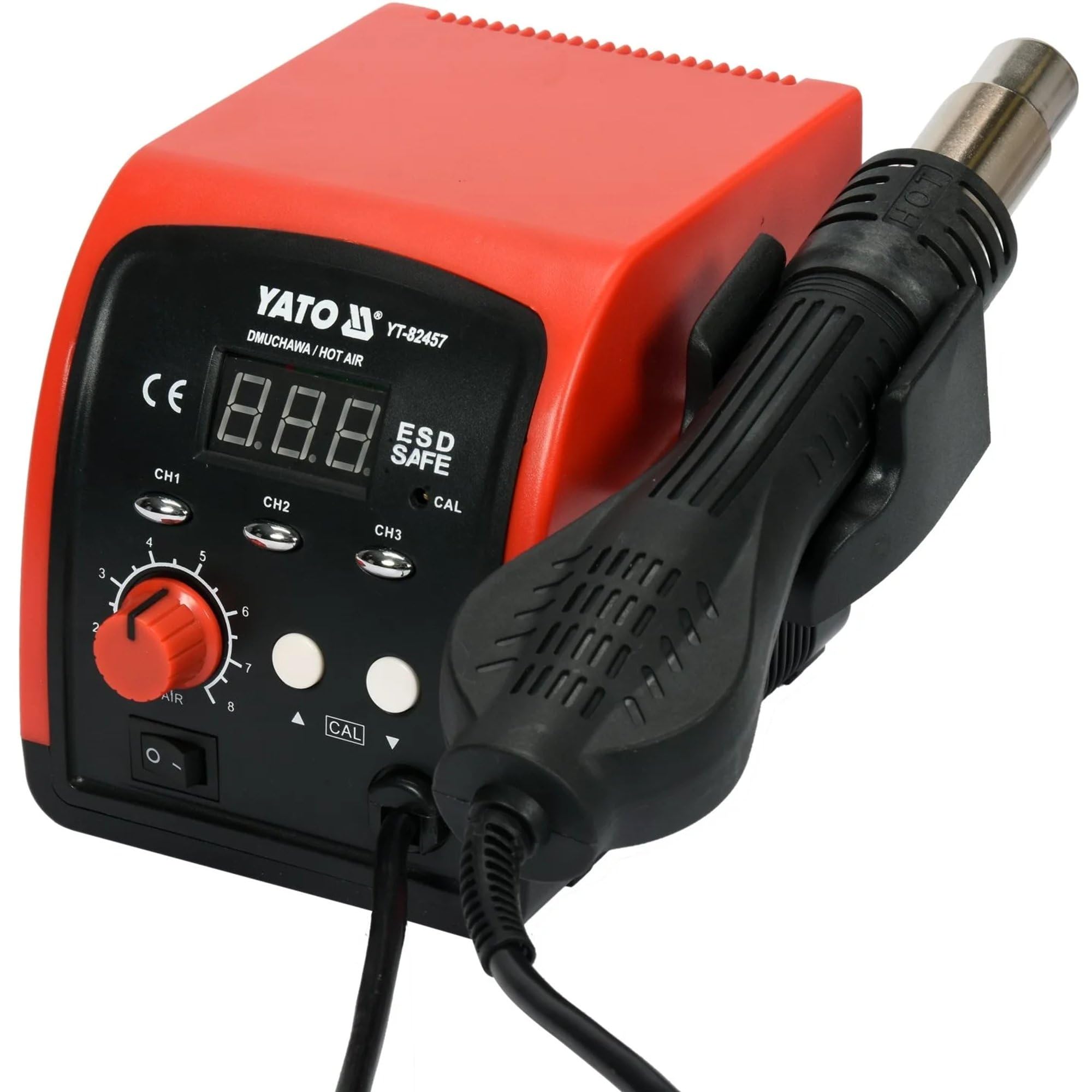 Yato STACJA LUTOWNICZA Hot Air 750W Z WYŚWIETLACZEM LED