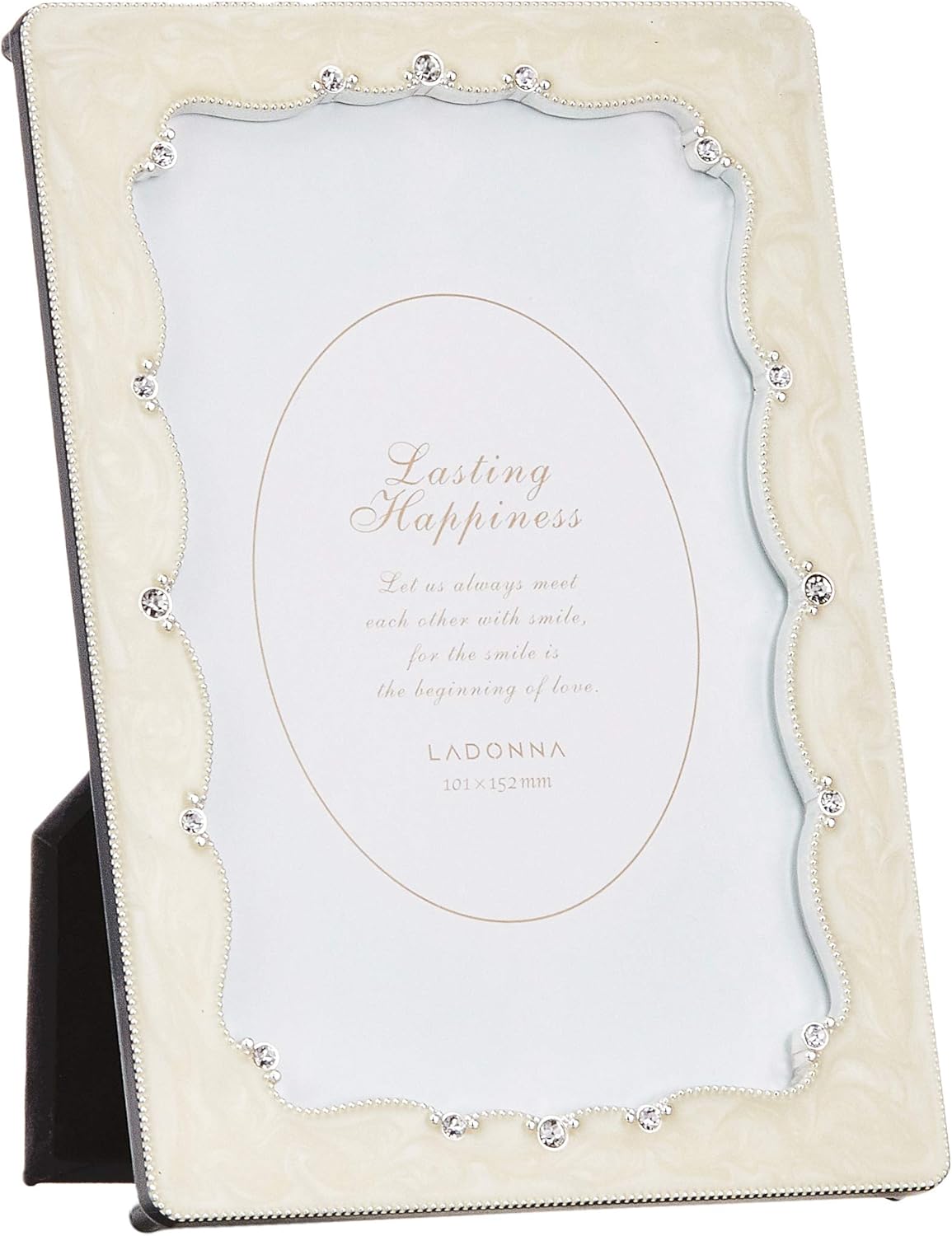 LADONNA Radonna BJ12-P-WH Photo Frame, Bridal, White, Postcard Size