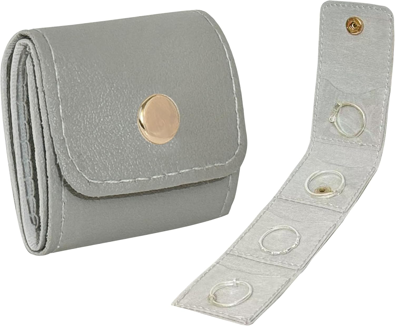 Mini Travel Jewelry Bag, Small Travel Jewelry Organizer...
