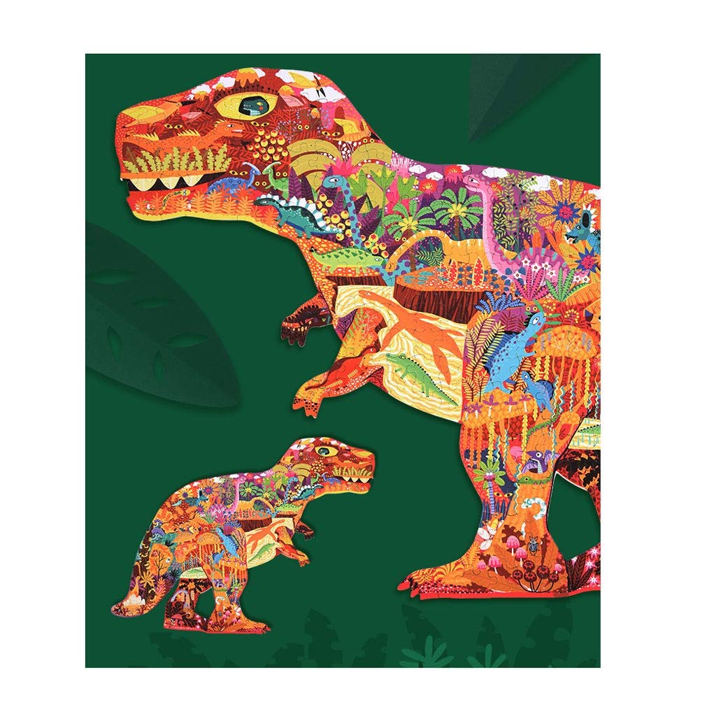 Amazon.co.jp: 恐竜のカラフルな世界大規模な特別アートパズル子供の  