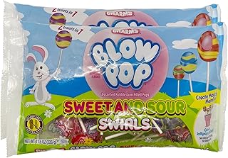 Blow Pop Easter Sweet and Sour Swirls 11.5 oz. Bag - Pack of 2