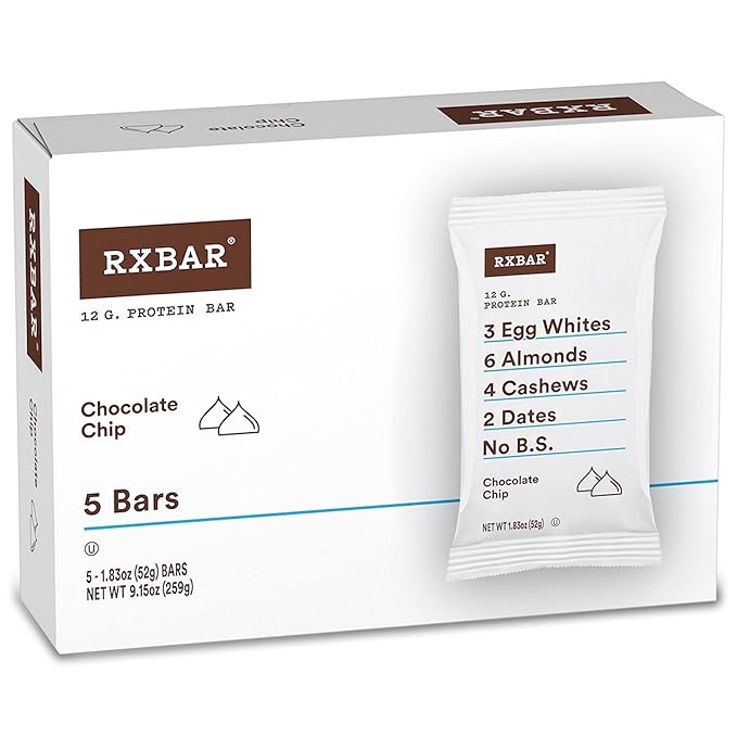 RXBAR Protein Bars, 12g Protein, Gluten Free Snacks